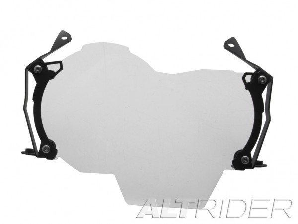 AltRider Clear Headlight Guard Extended Kit for the BMW R 1200 GS Water Cooled - Black