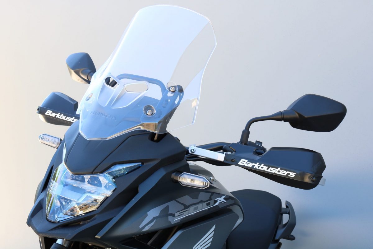 BarkBusters Storm Black Handguard & Fit Kit Honda CB500X 2019 2021